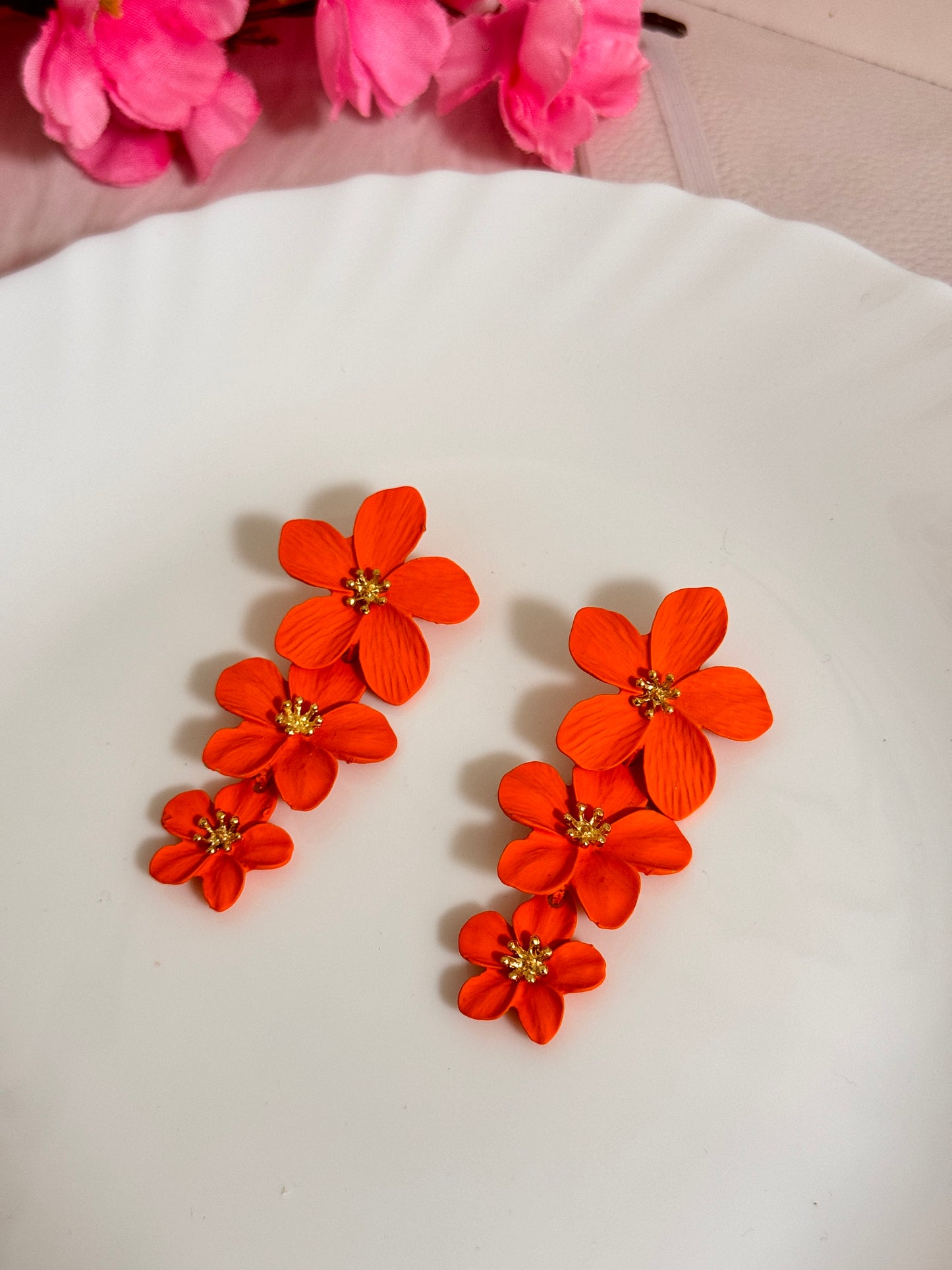 Floral Statement Earrings
