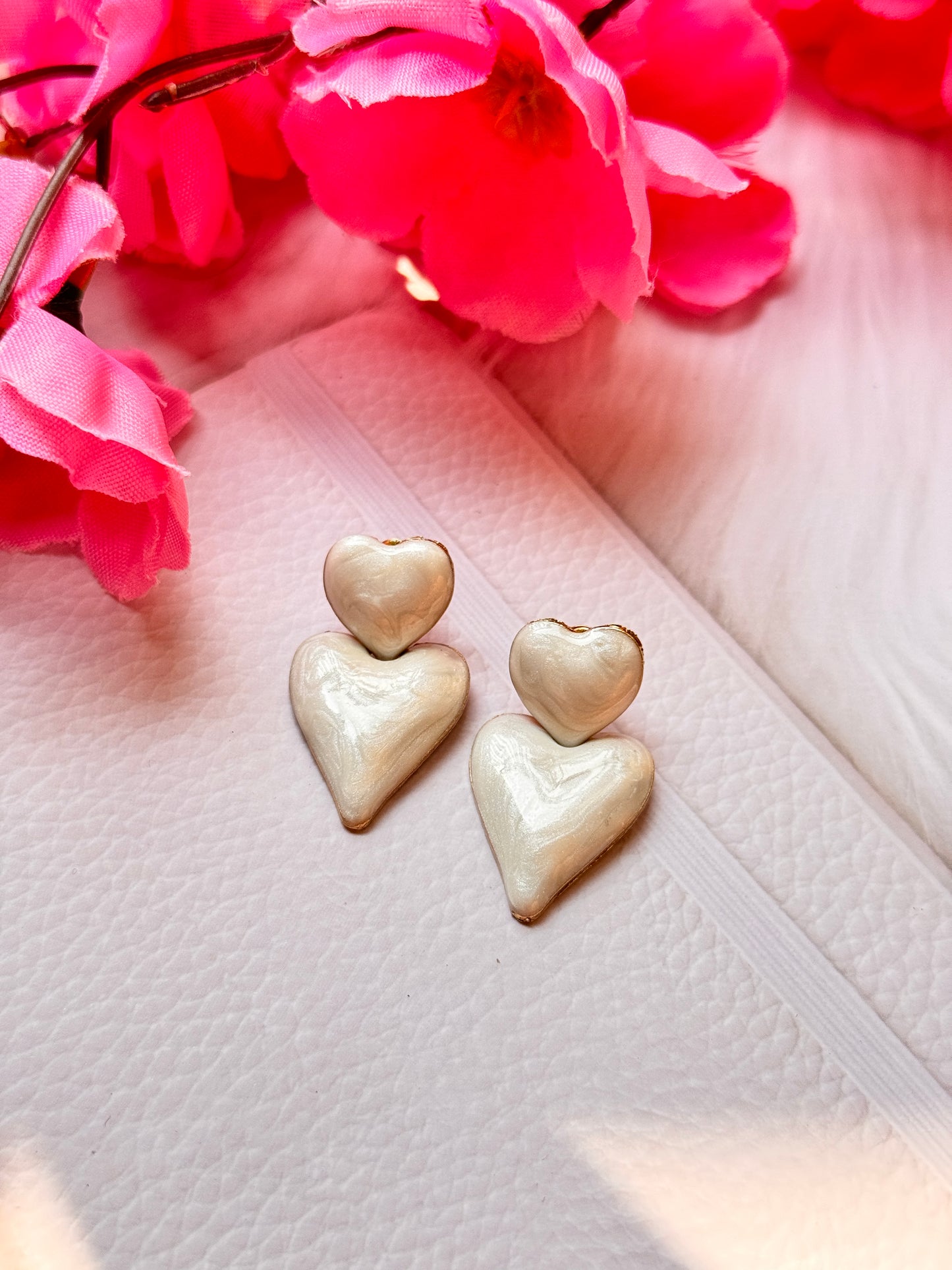 Heart Hanging Earrings