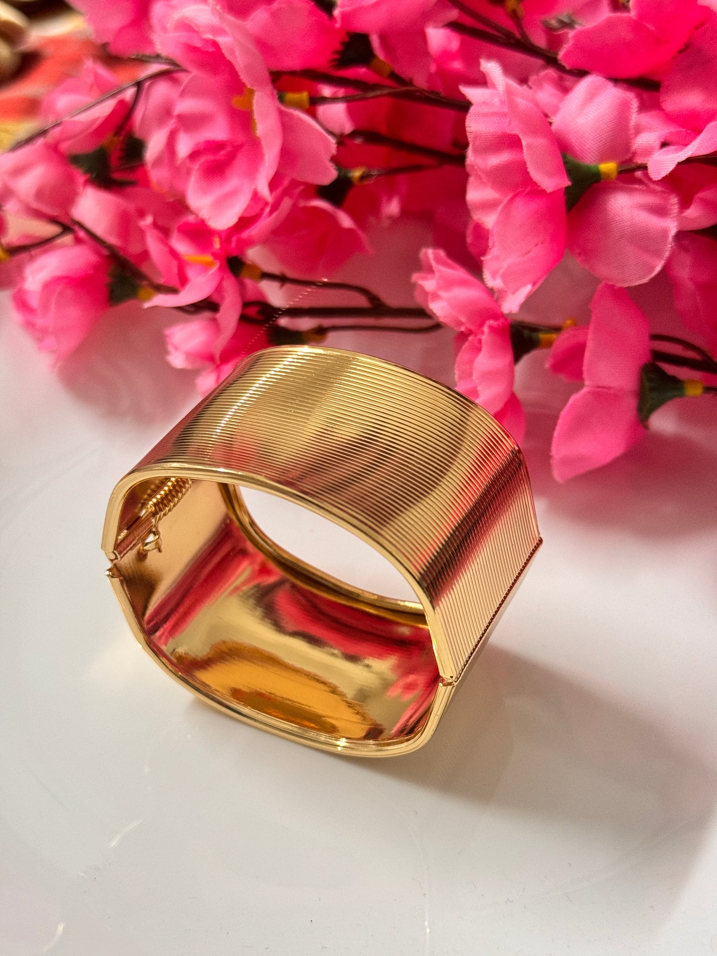 Gold Plated Cuff Bracelet