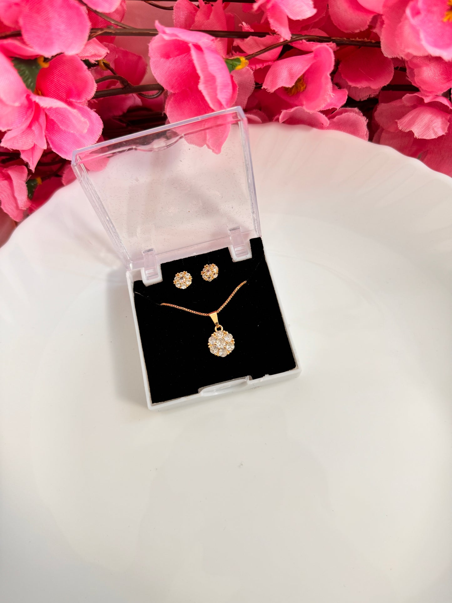 Gold Plated Pendant set