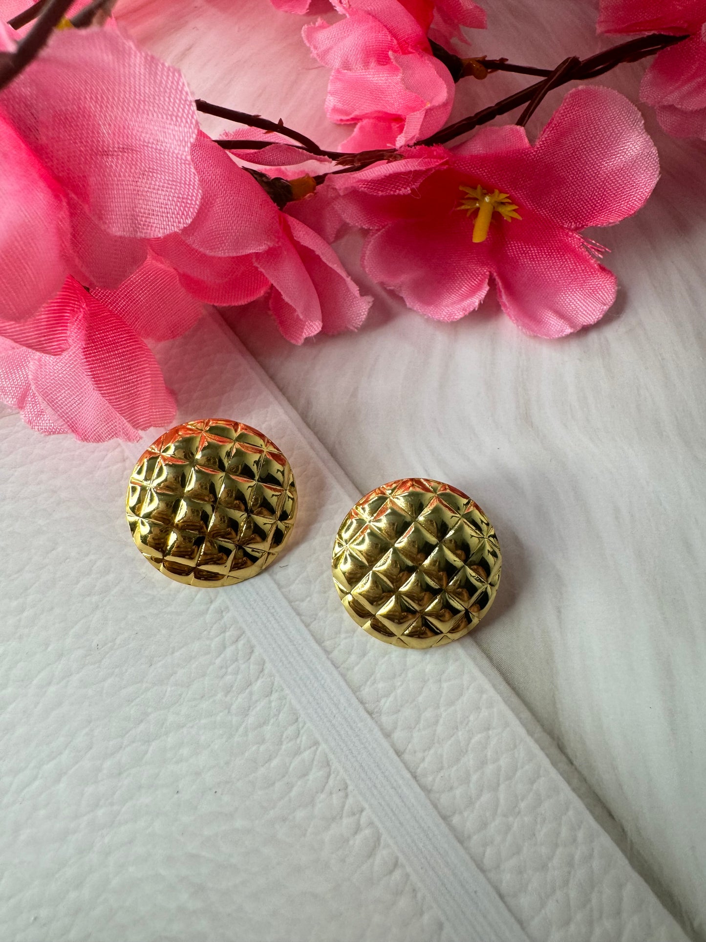 Geometric Circle Earrings