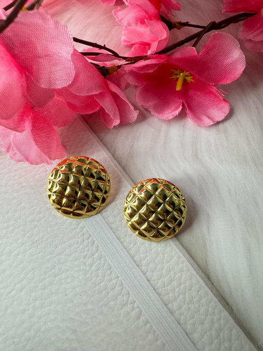 Geometric Circle Earrings