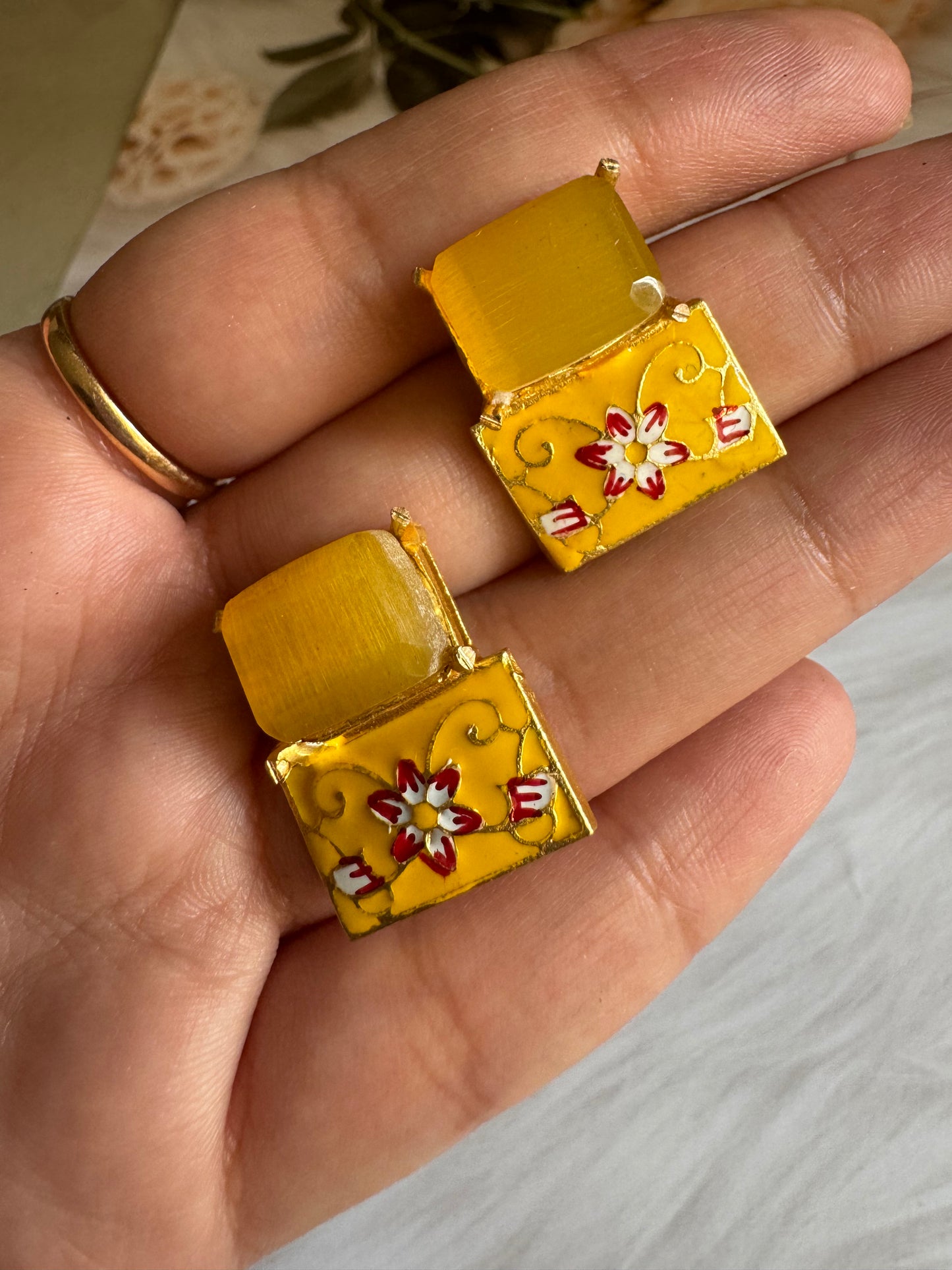 Meenakari Studs