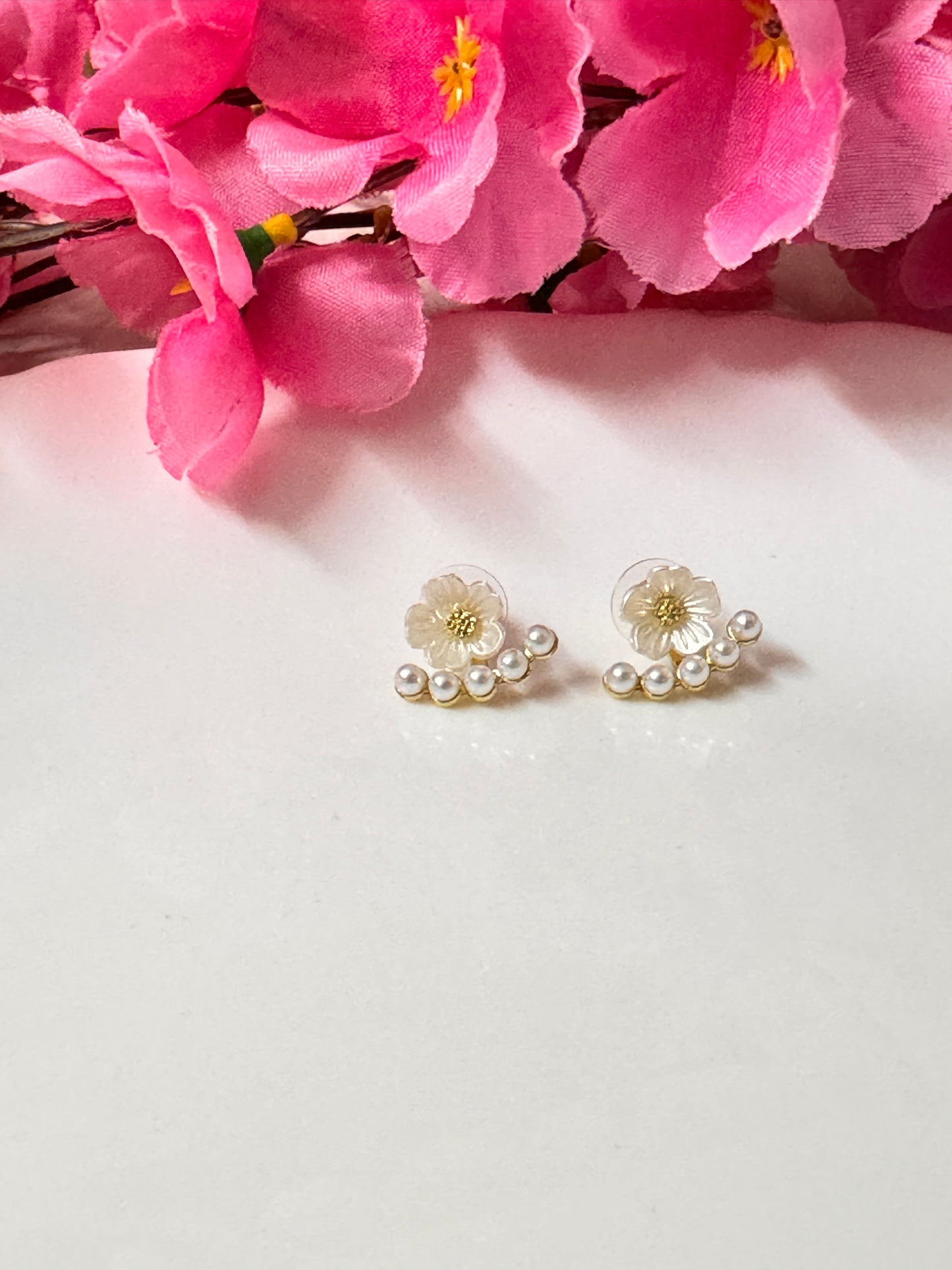 Mini Pearl Studded Earrings