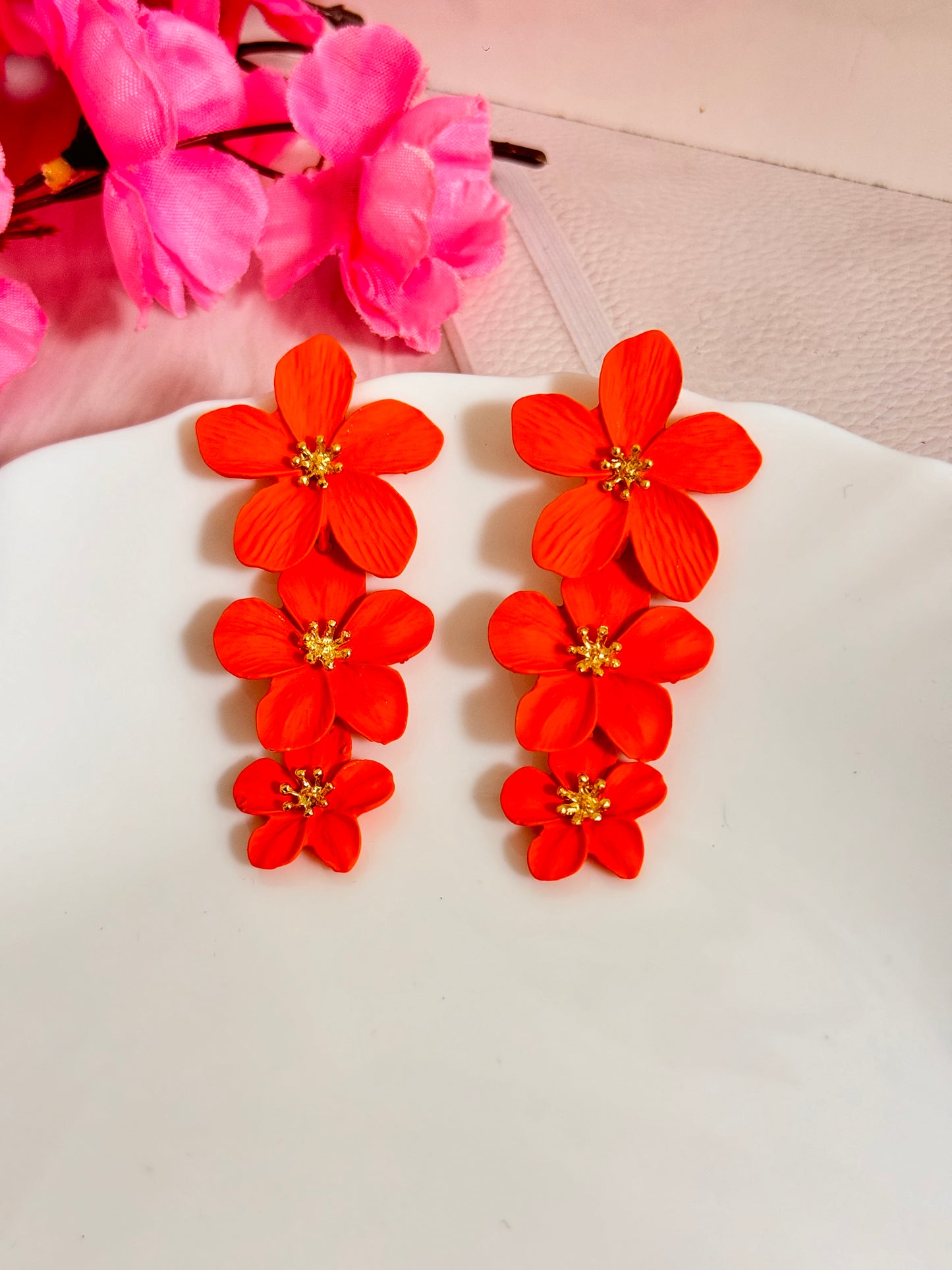 Floral Statement Earrings