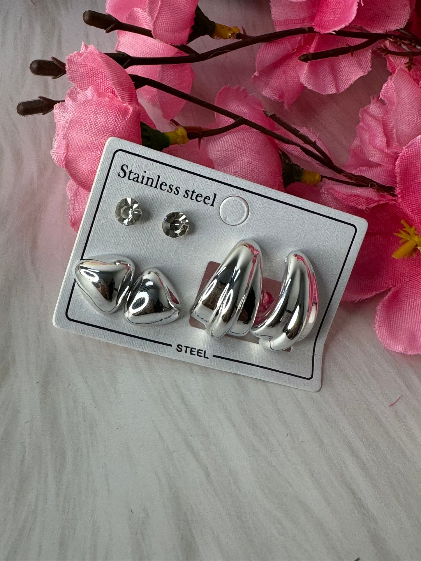 Silver Studs Combo