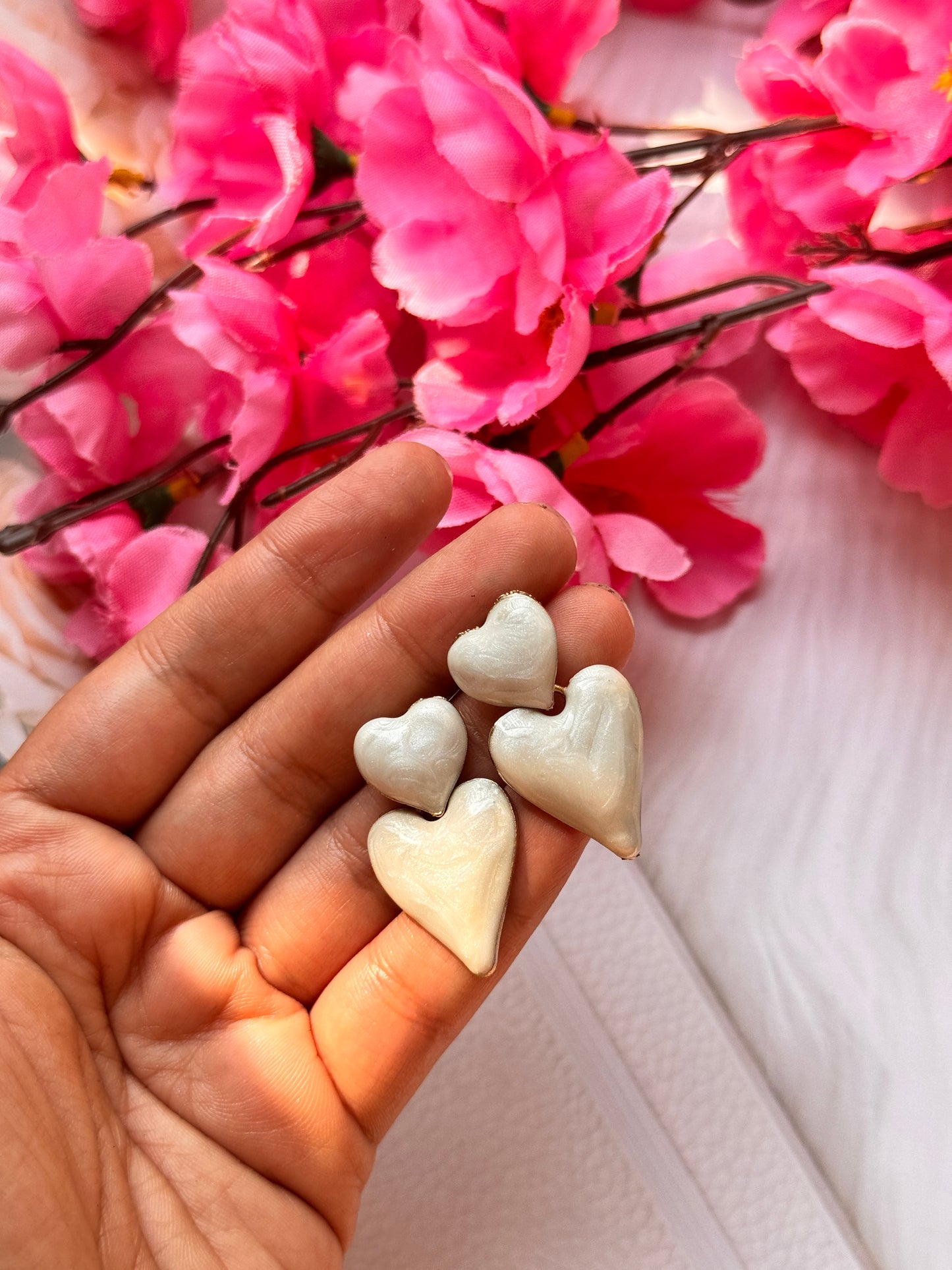 Heart Hanging Earrings