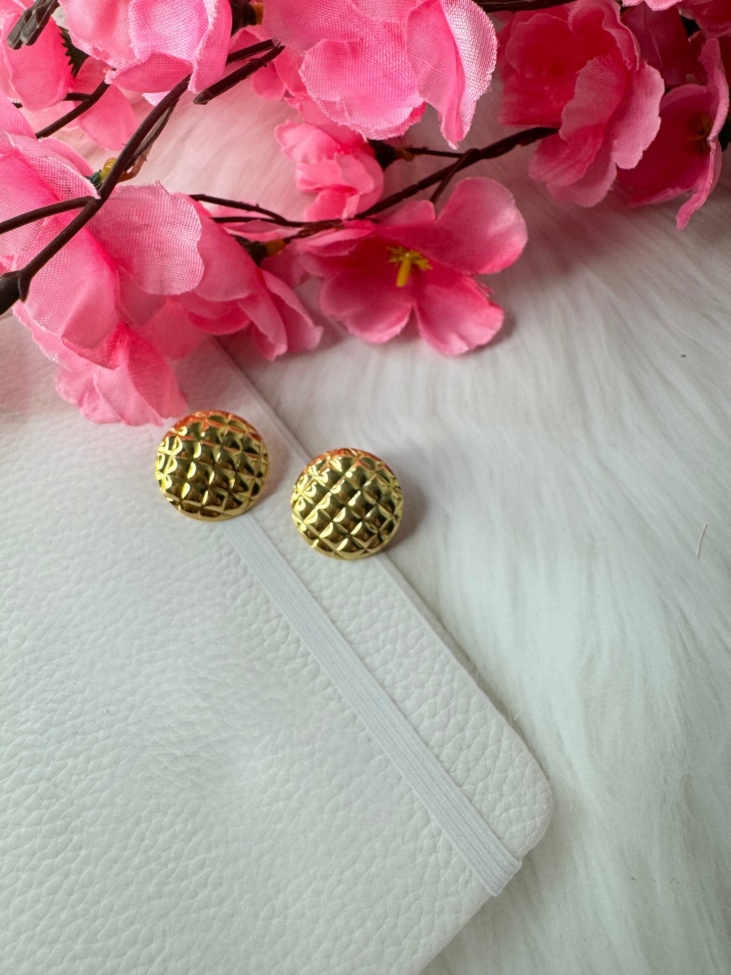Geometric Circle Earrings