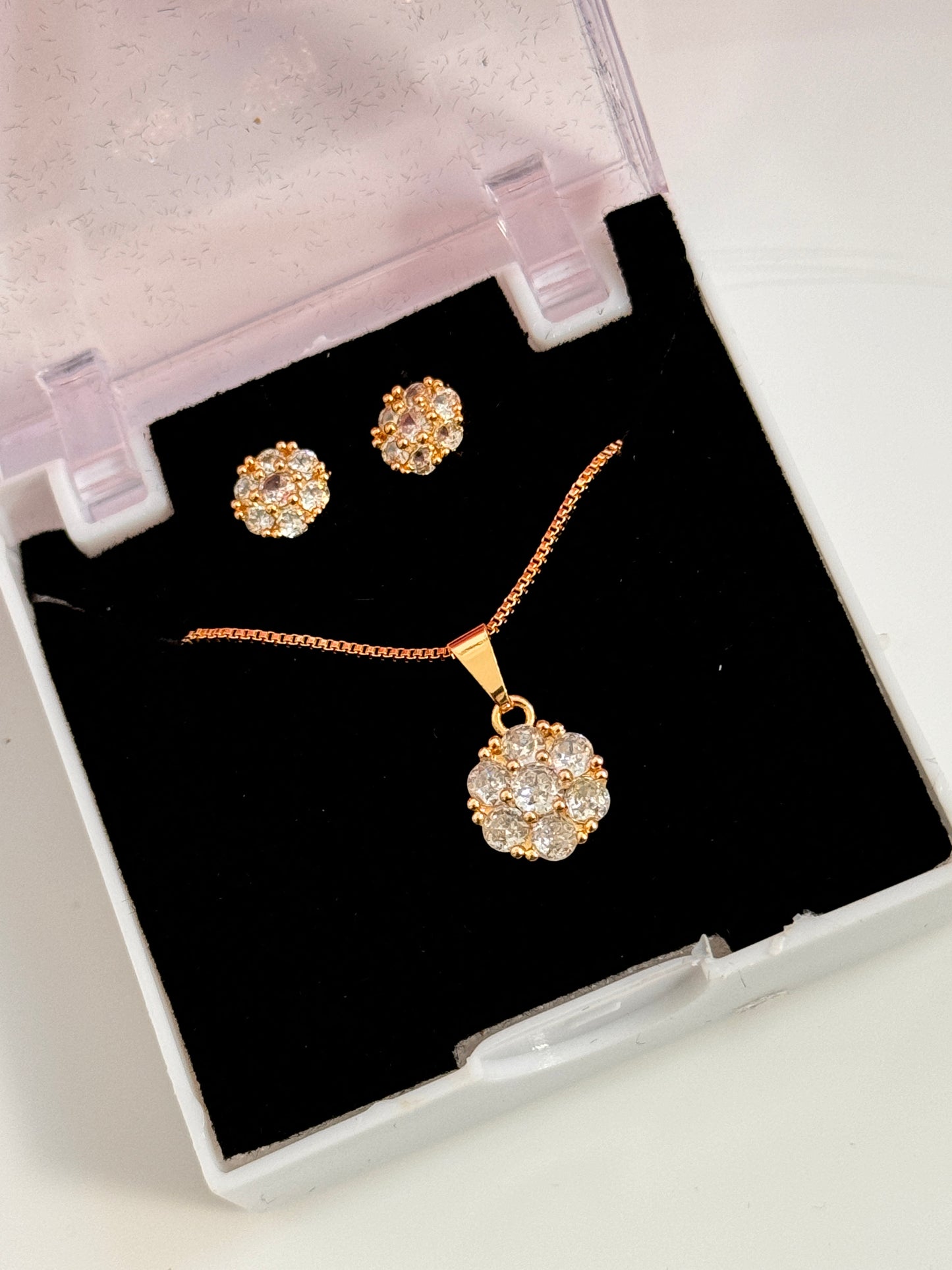 Gold Plated Pendant set
