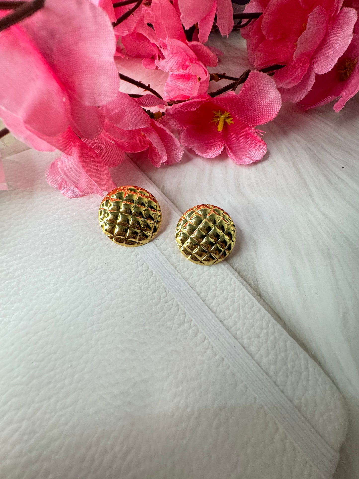 Geometric Circle Earrings