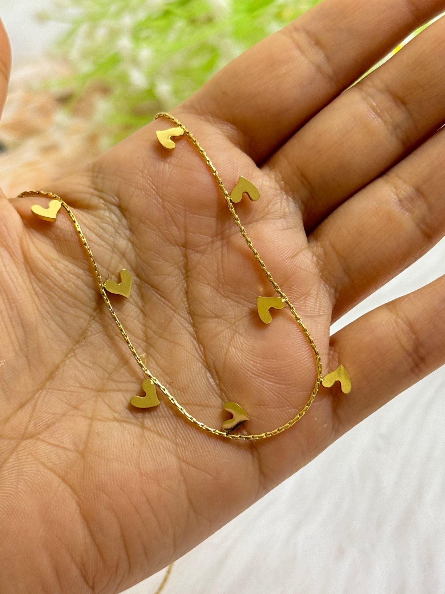 Elegant Minimal Heart Necklace – Simple Gold Pendant for Girls & Women