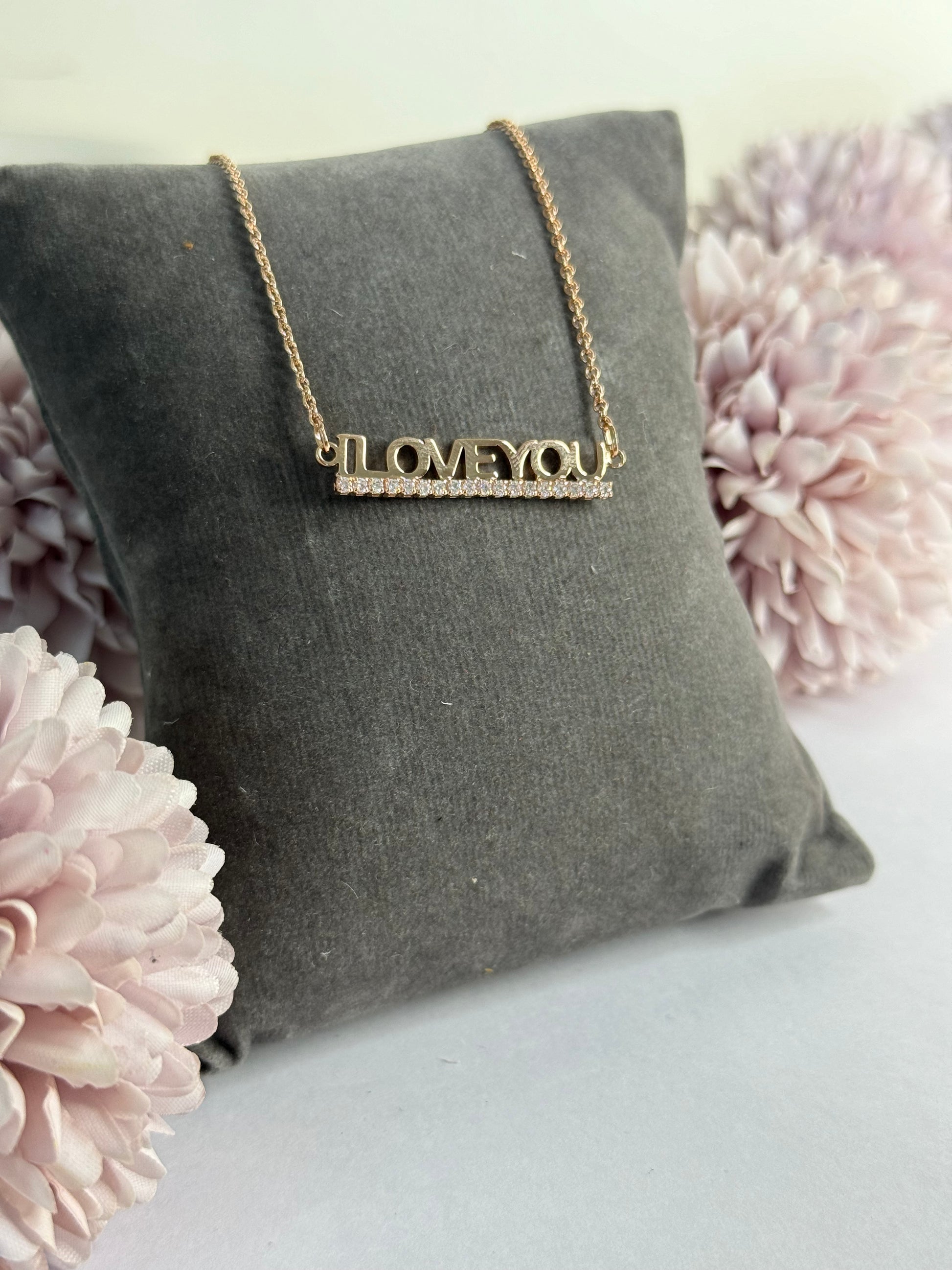 Valentine special gift anti tarnish necklace