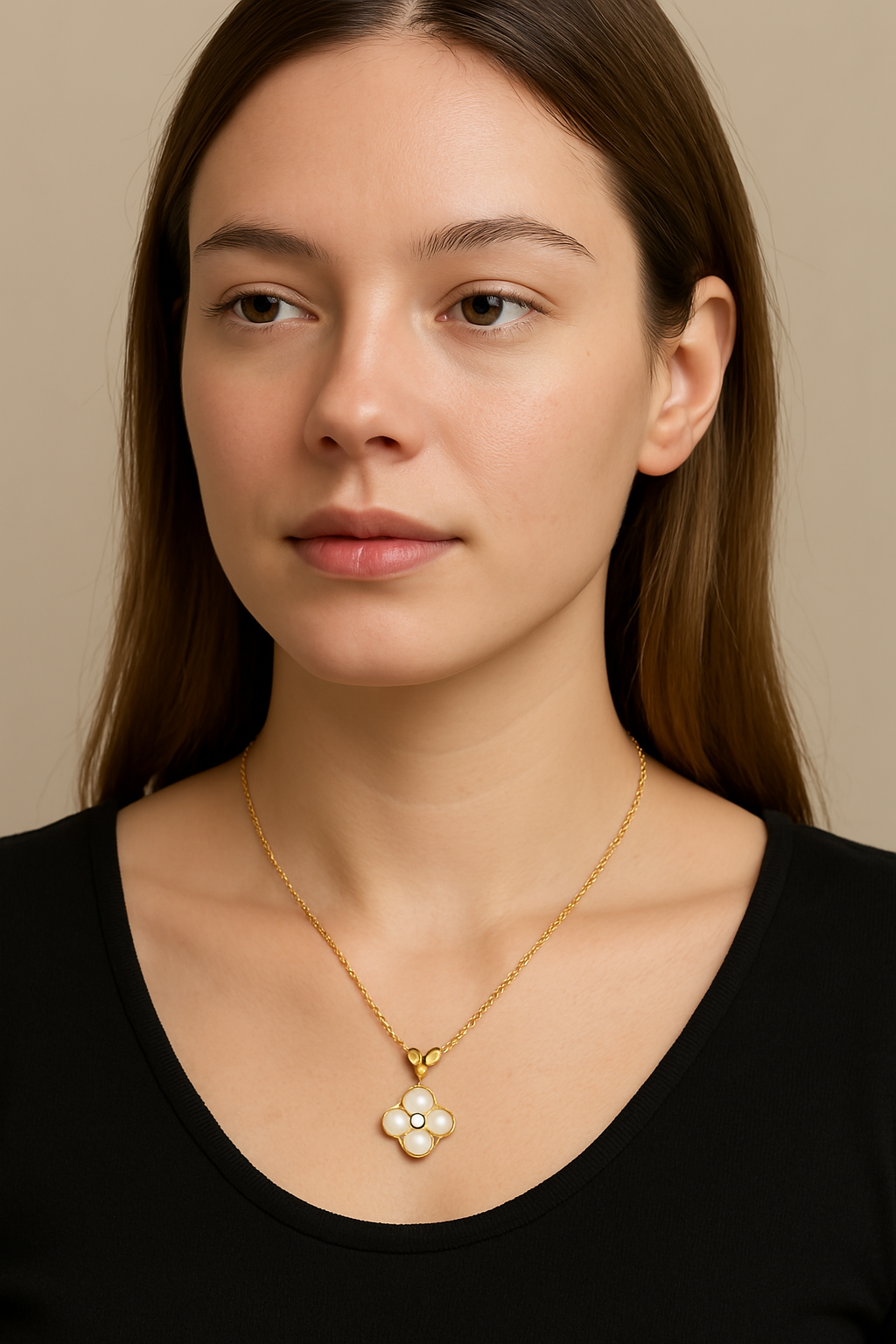 Beautiful Flora  Anti Tarnish Necklace