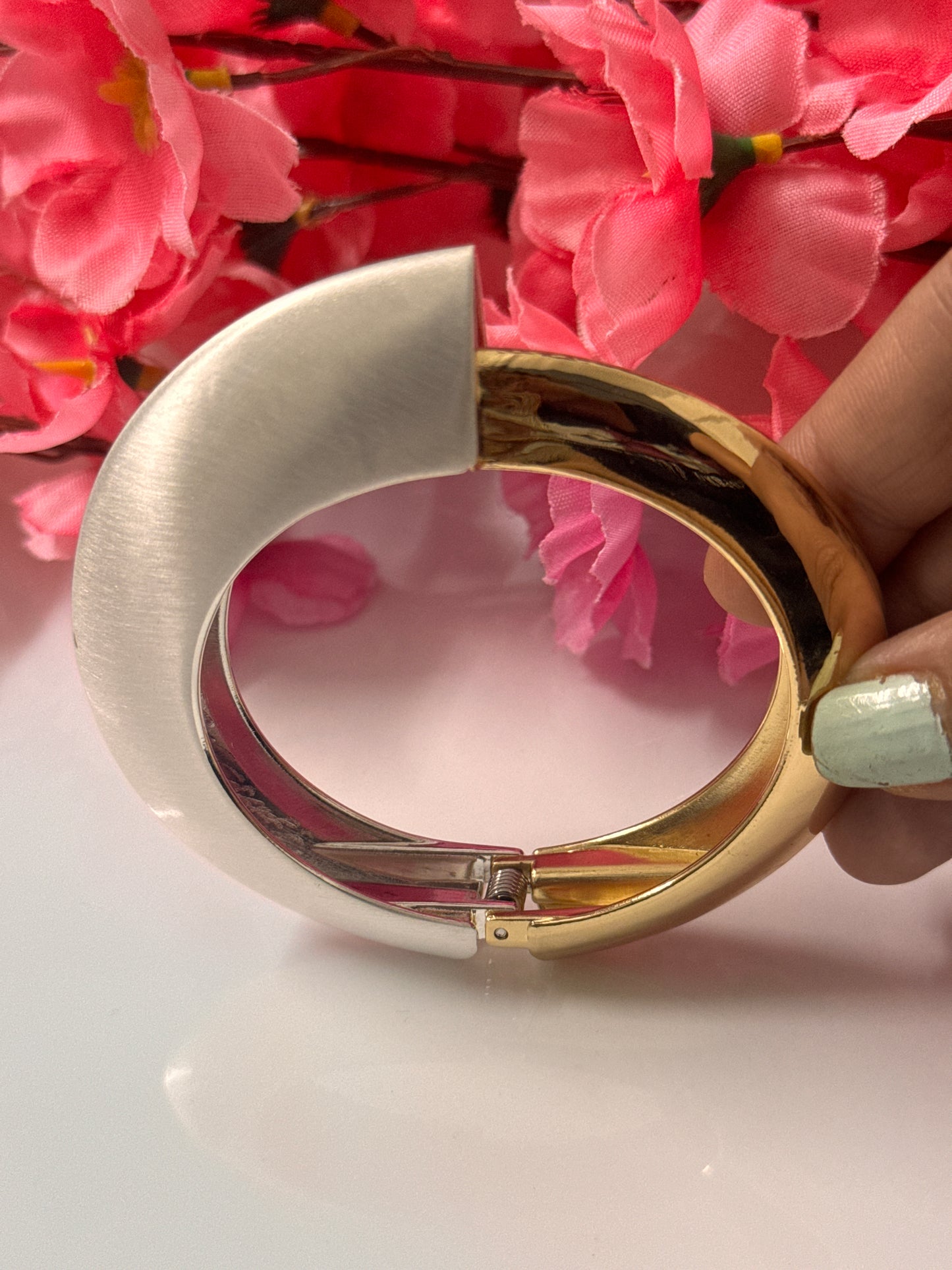 Bold Gold & Silver Tone Bracelet