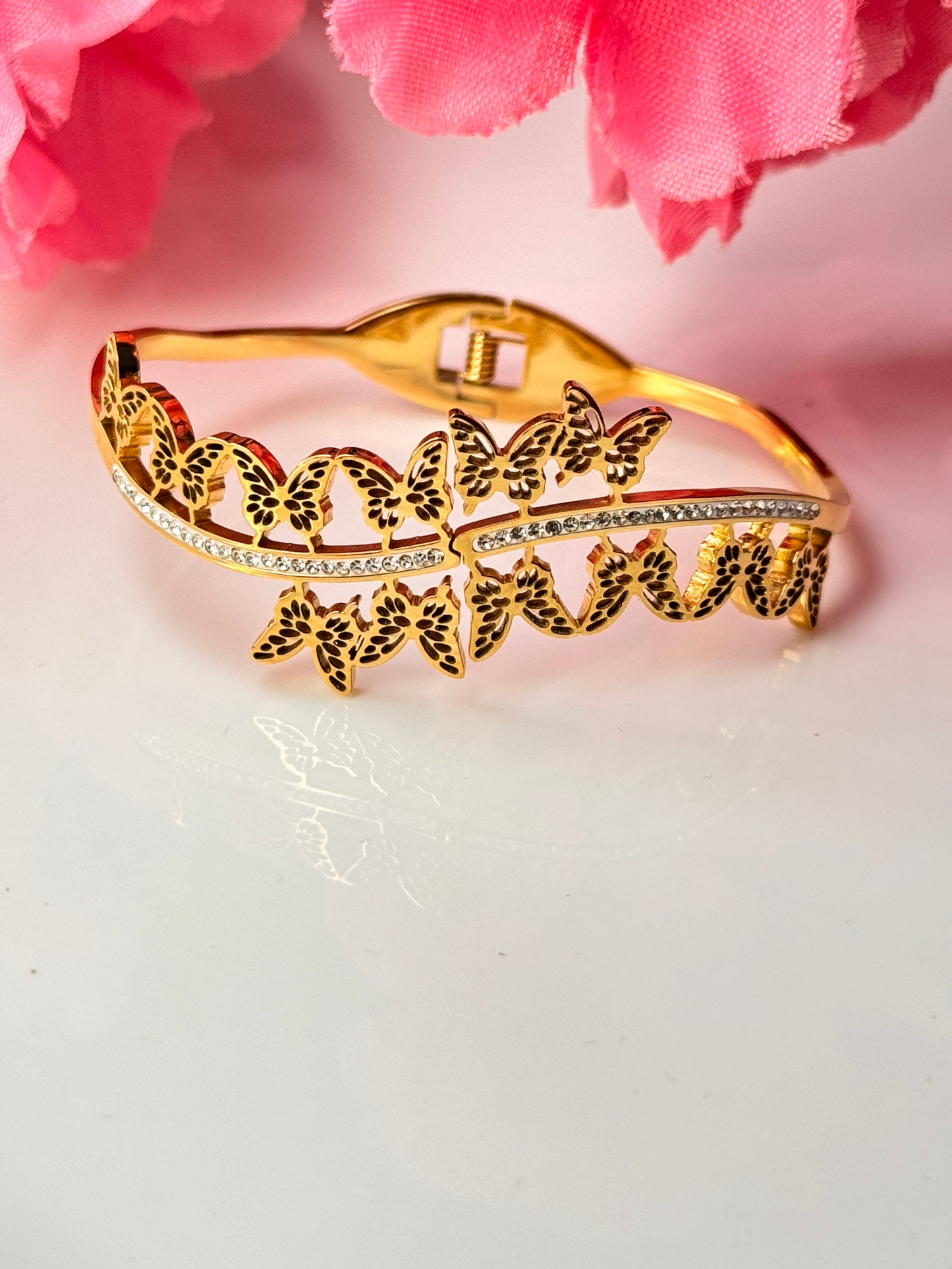Butterfly  Gold Bracelet