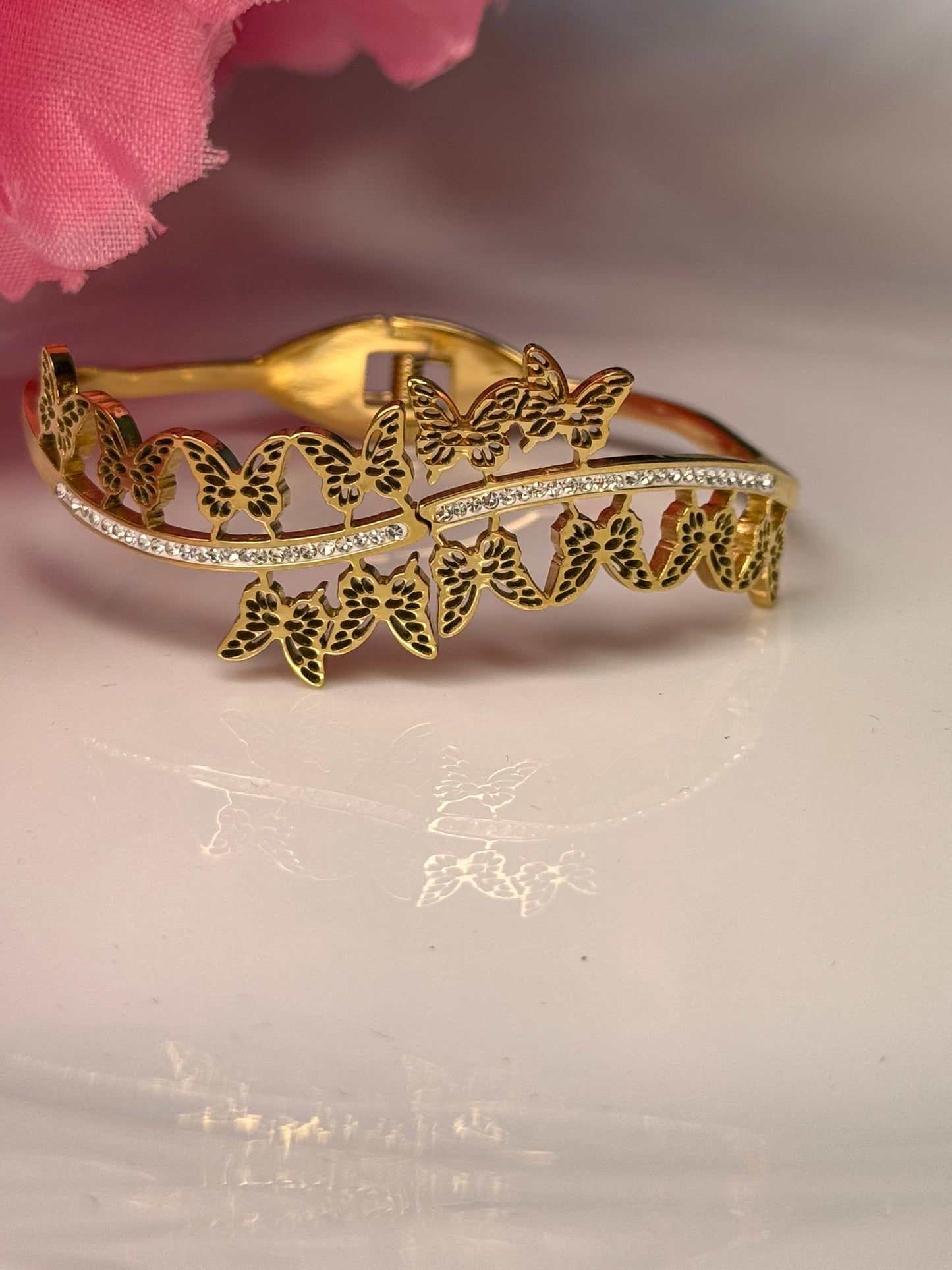 Butterfly  Gold Bracelet
