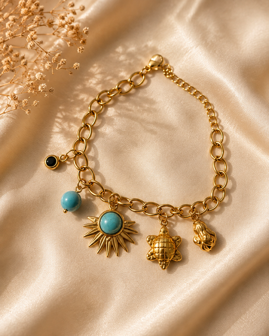 Beach theme bracelet