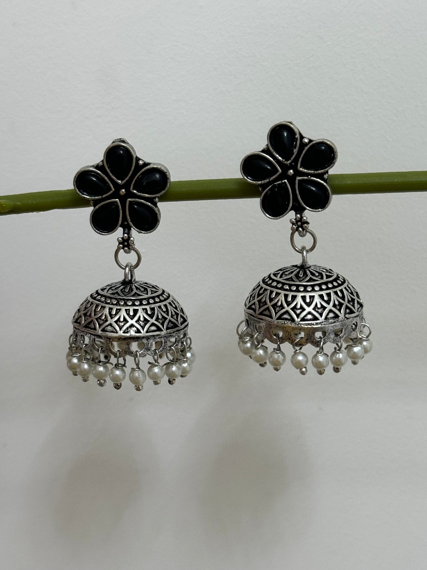 Silver Jhumki