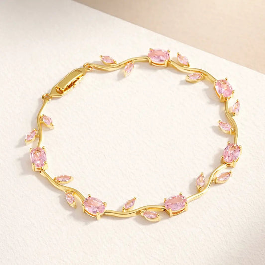 Pink Tulip Bracelet