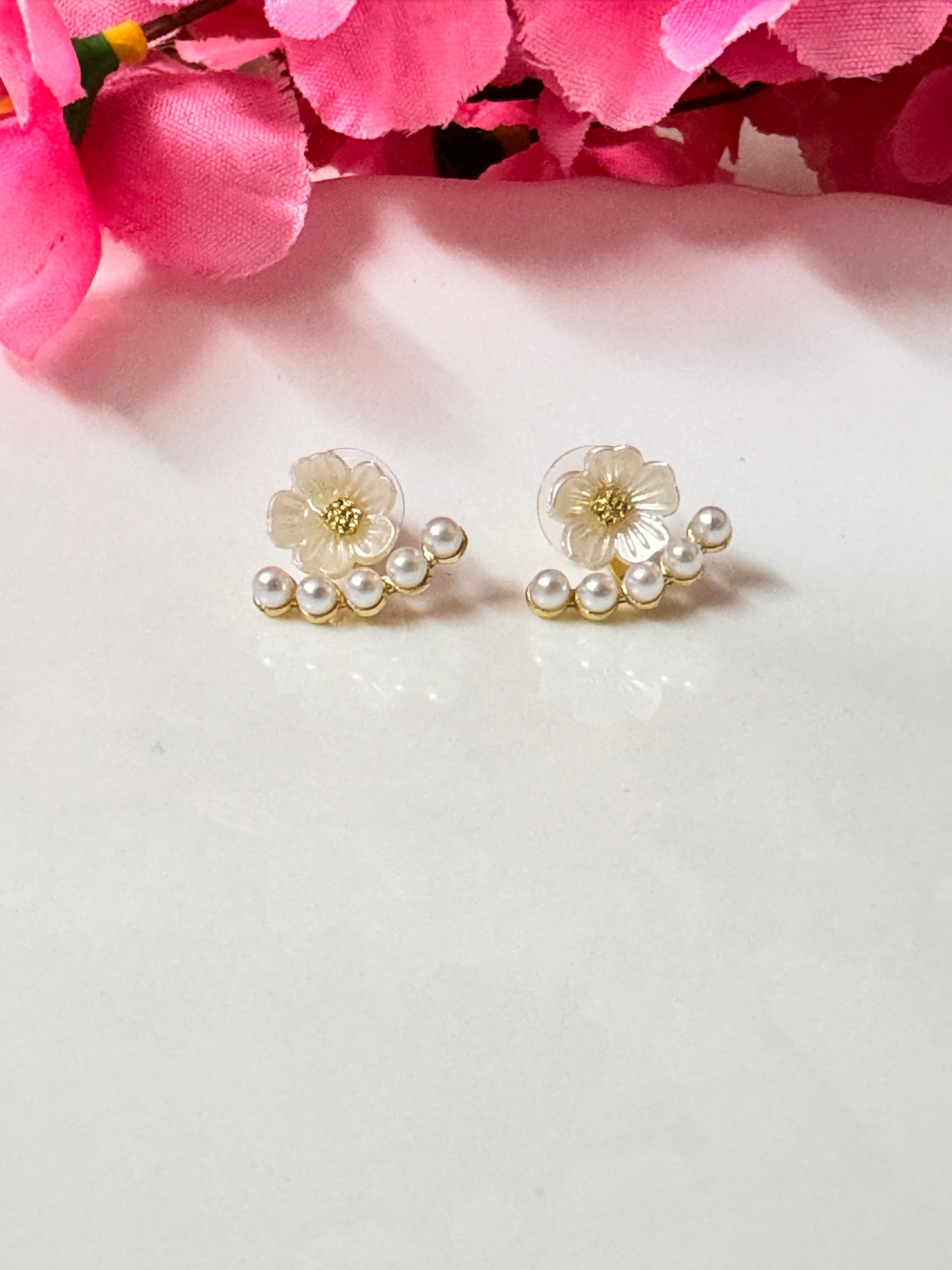 Mini Pearl Studded Earrings