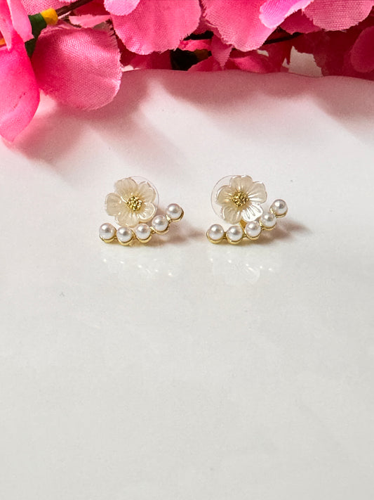 Mini Pearl Studded Earrings