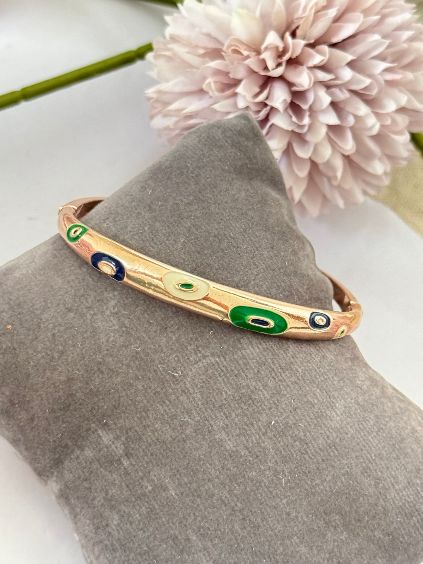 Rose Gold plated Evil Eye Bracelet