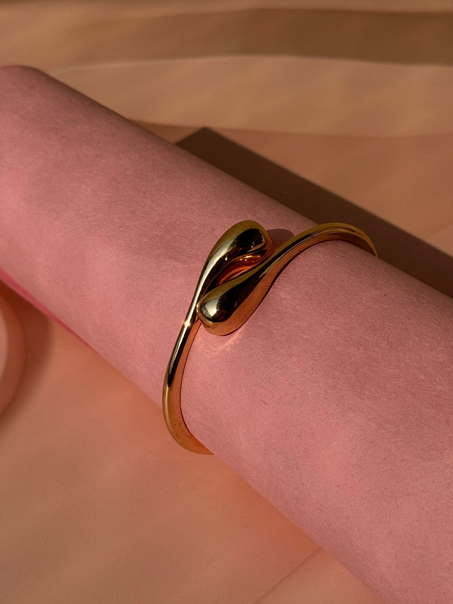 Drop Shape Rose Gold Bracelet