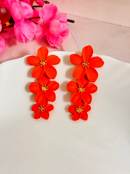 Floral Statement Earrings