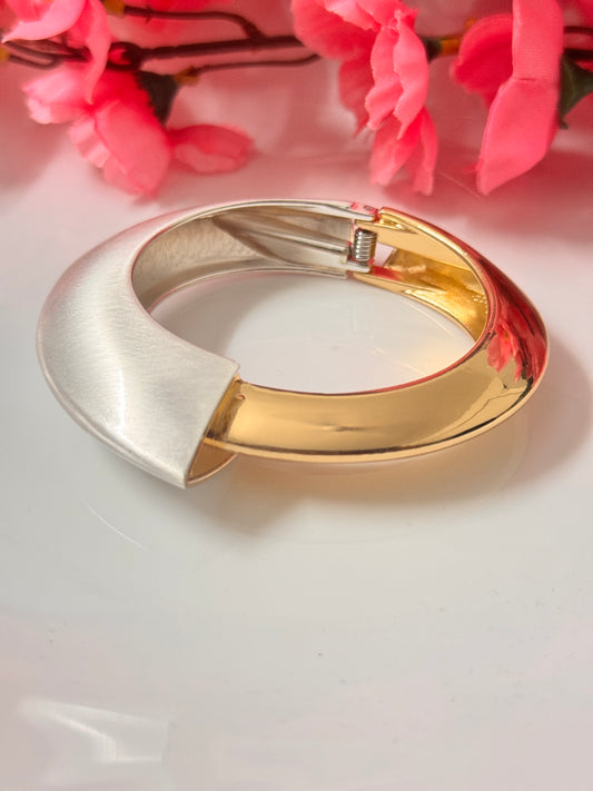 Bold Gold & Silver Tone Bracelet