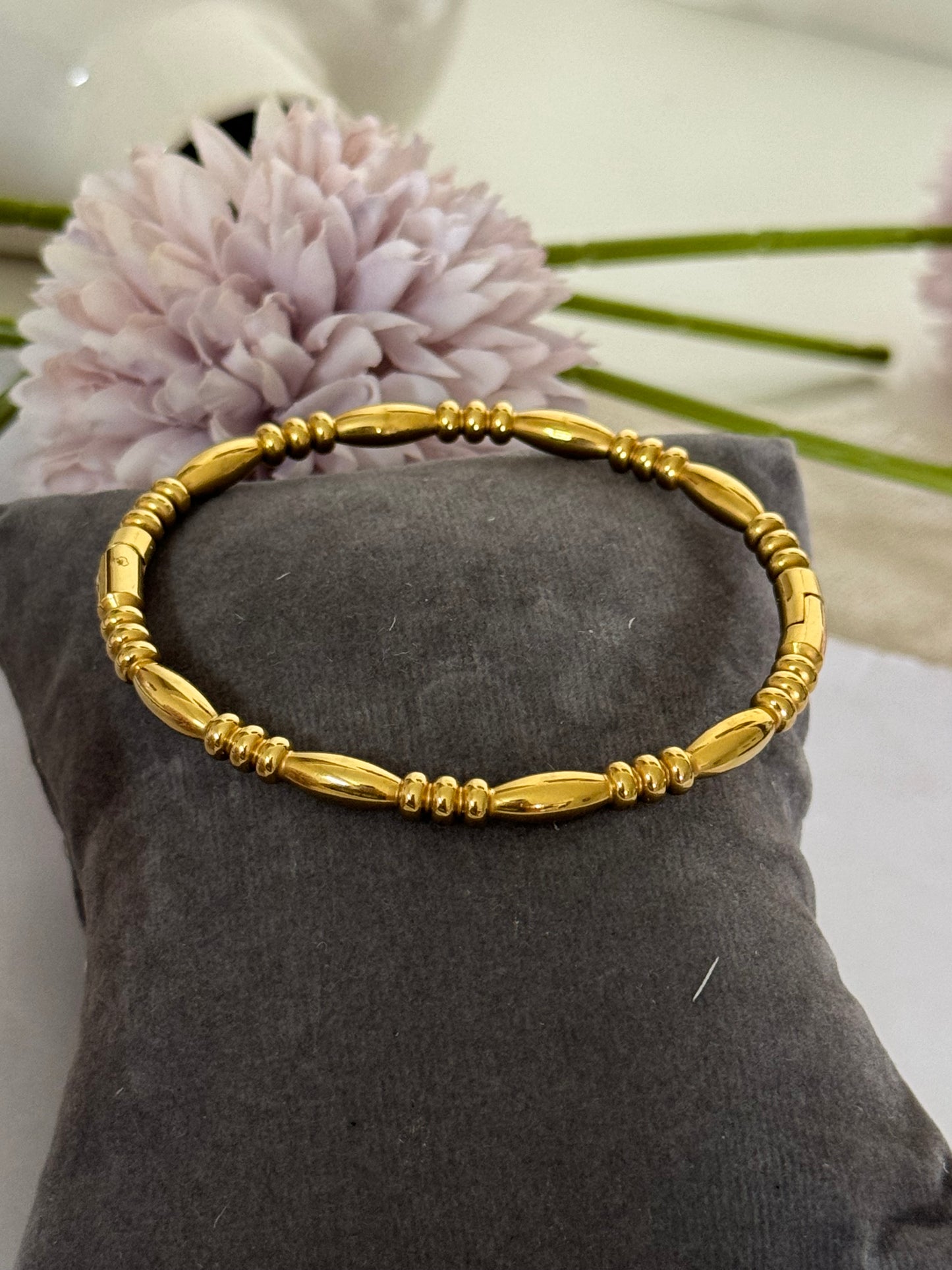 Anti tarnish Bamboo Bracelet