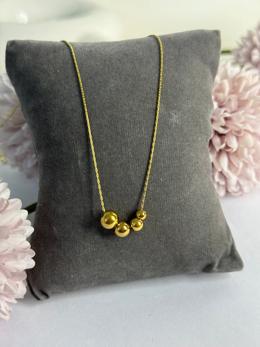 Elegant Golden Beads Chain