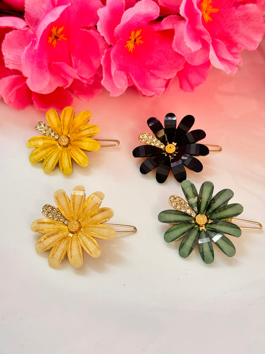 Mini Flower Hair Clips