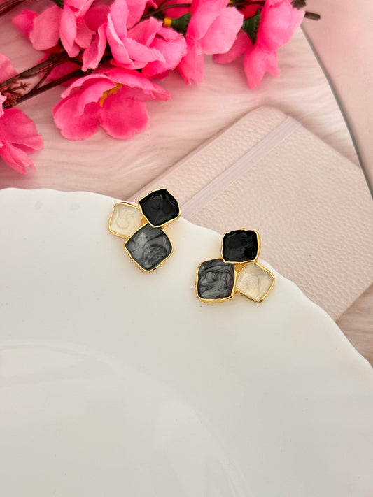 Statement Square Studs