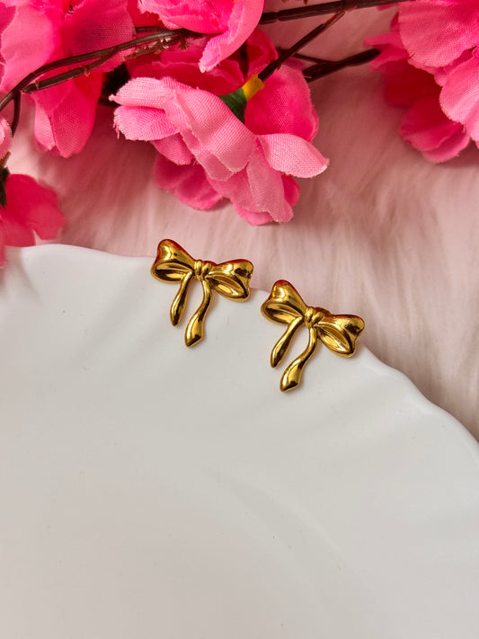 Korean Bow Earrings