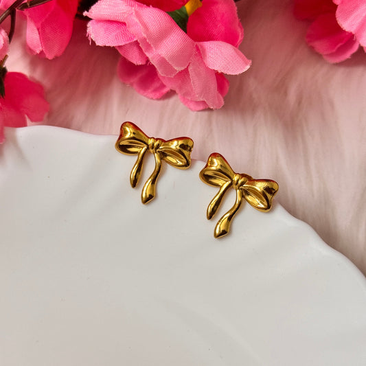 Korean Bow Earrings