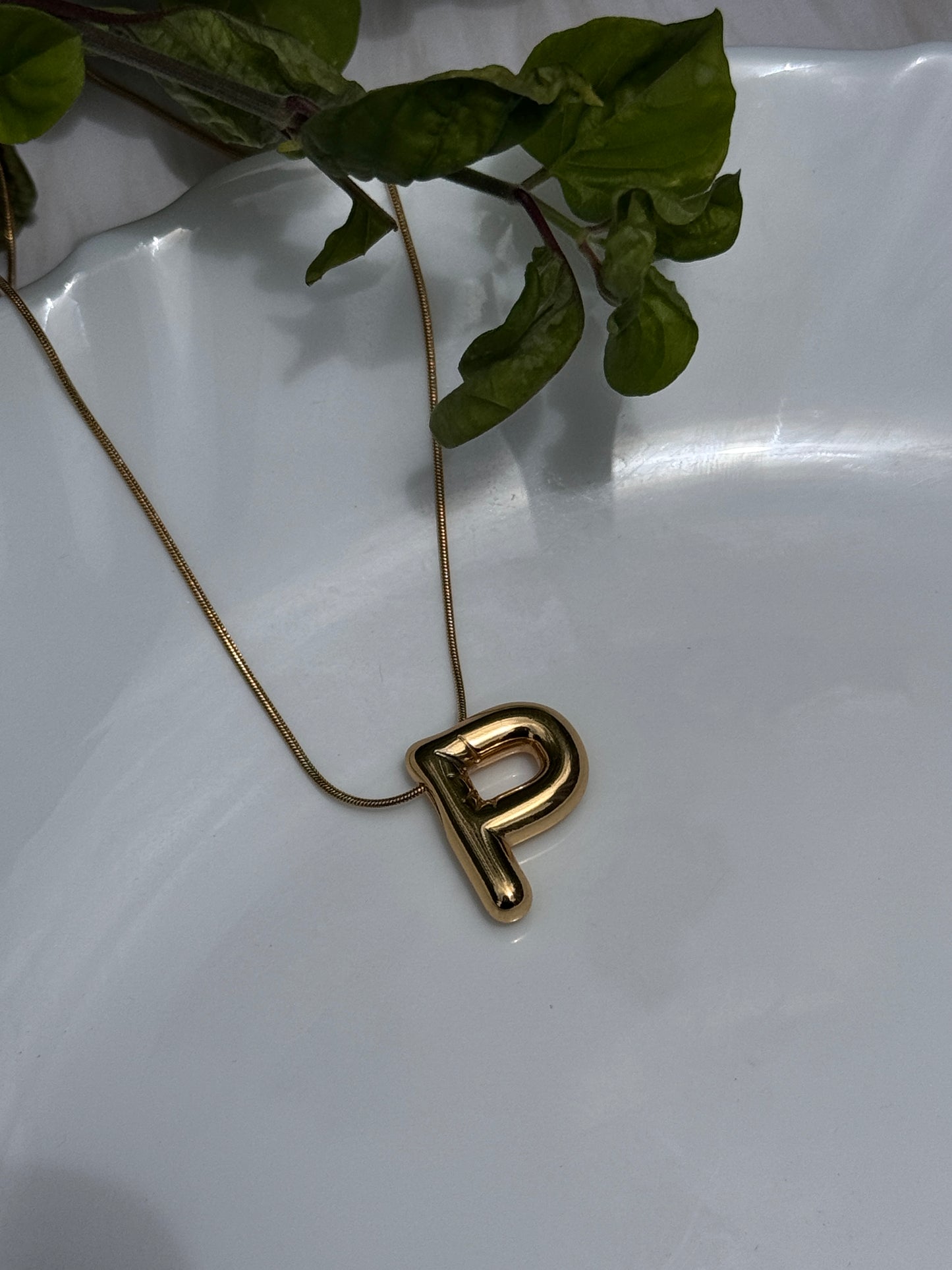 Name Initial Necklace (A)