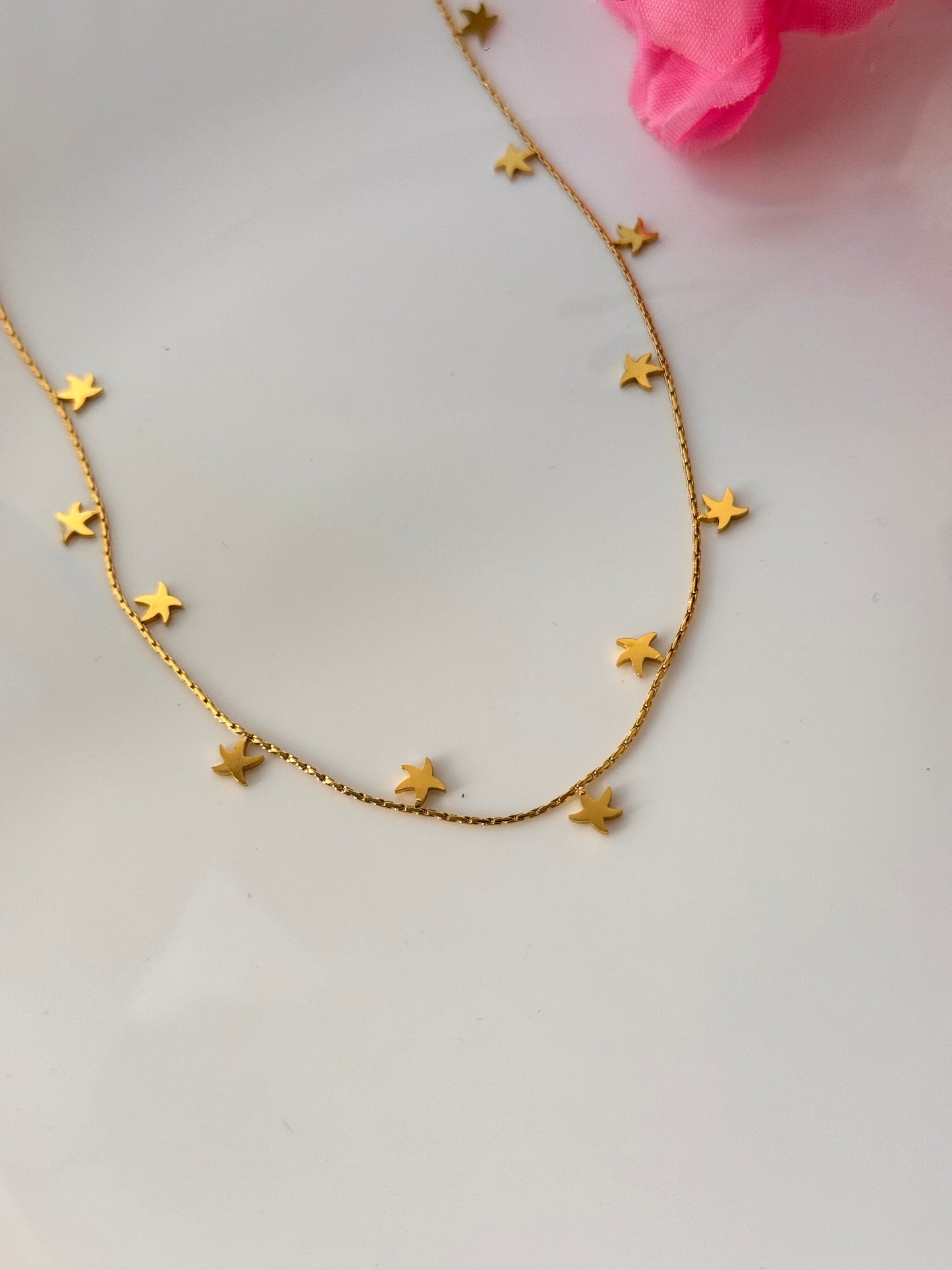 Minimalist Star Pendant Necklace | Dainty Star Chain for Women & Girls