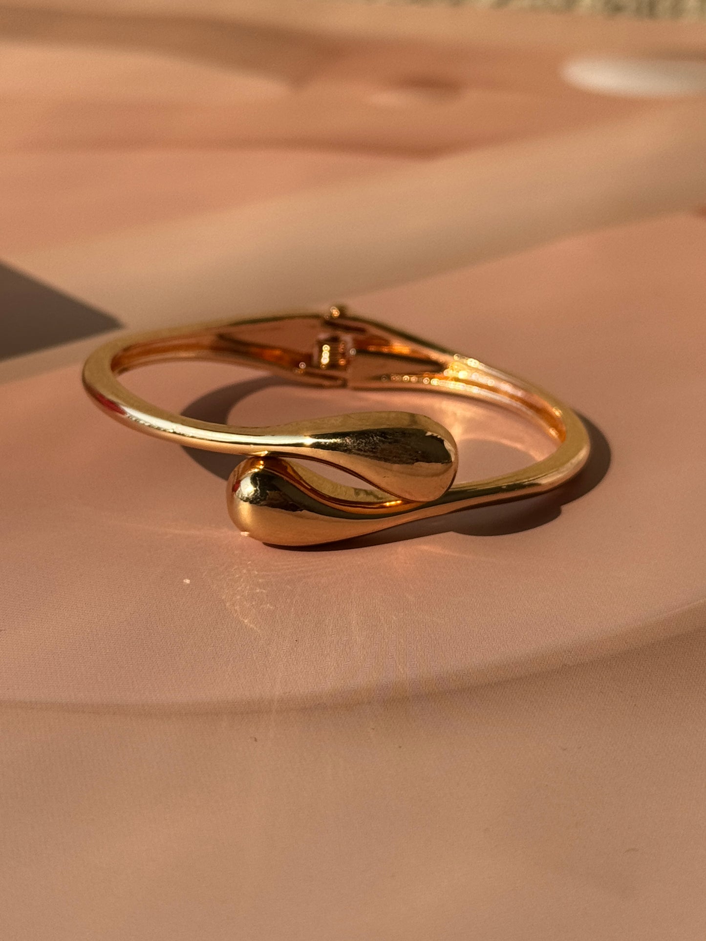 Drop Shape Rose Gold Bracelet