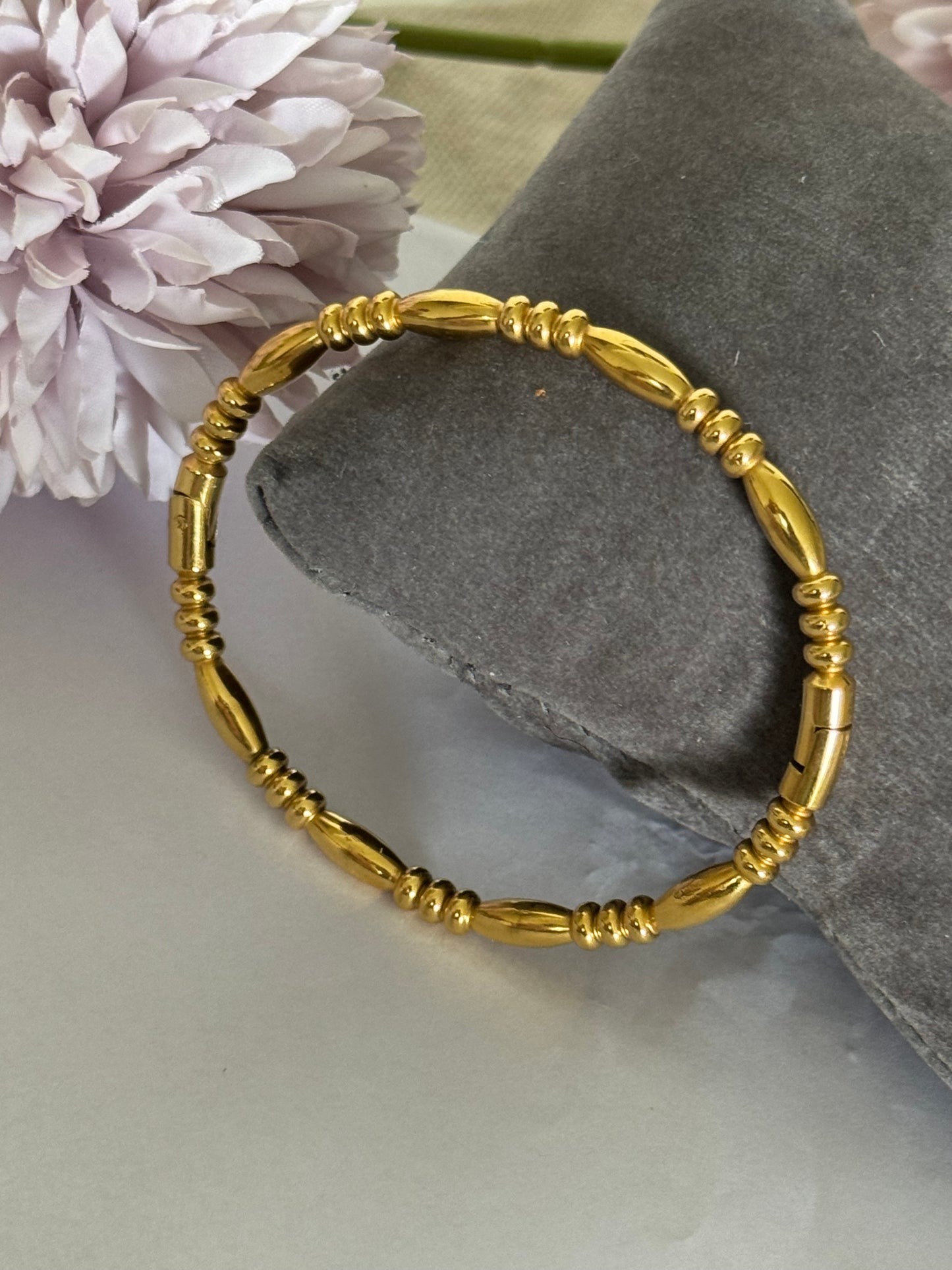 Anti tarnish Bamboo Bracelet