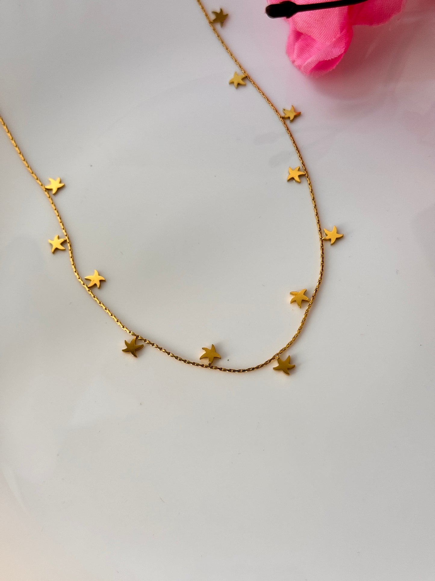 Minimalist Star Pendant Necklace | Dainty Star Chain for Women & Girls