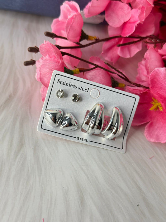Silver Studs Combo