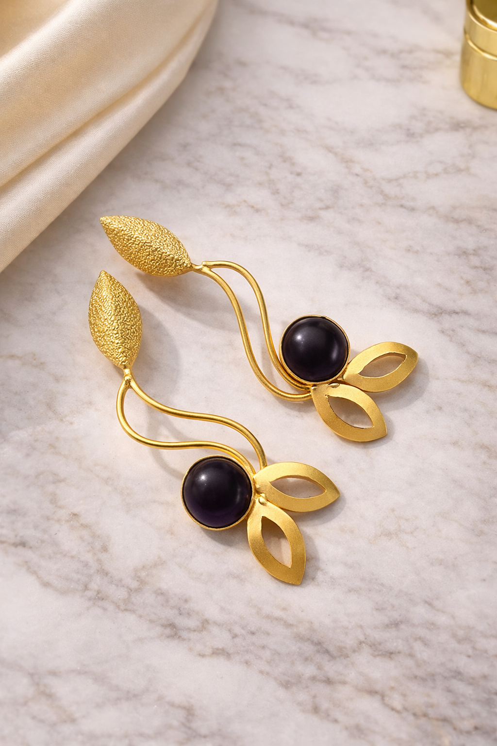 Long Leaf Earrings