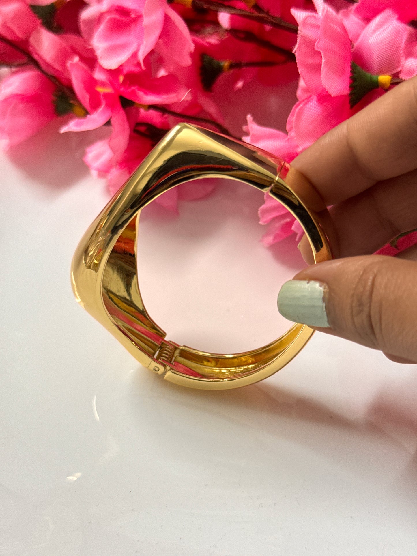 Tear Drop Open Bracelet