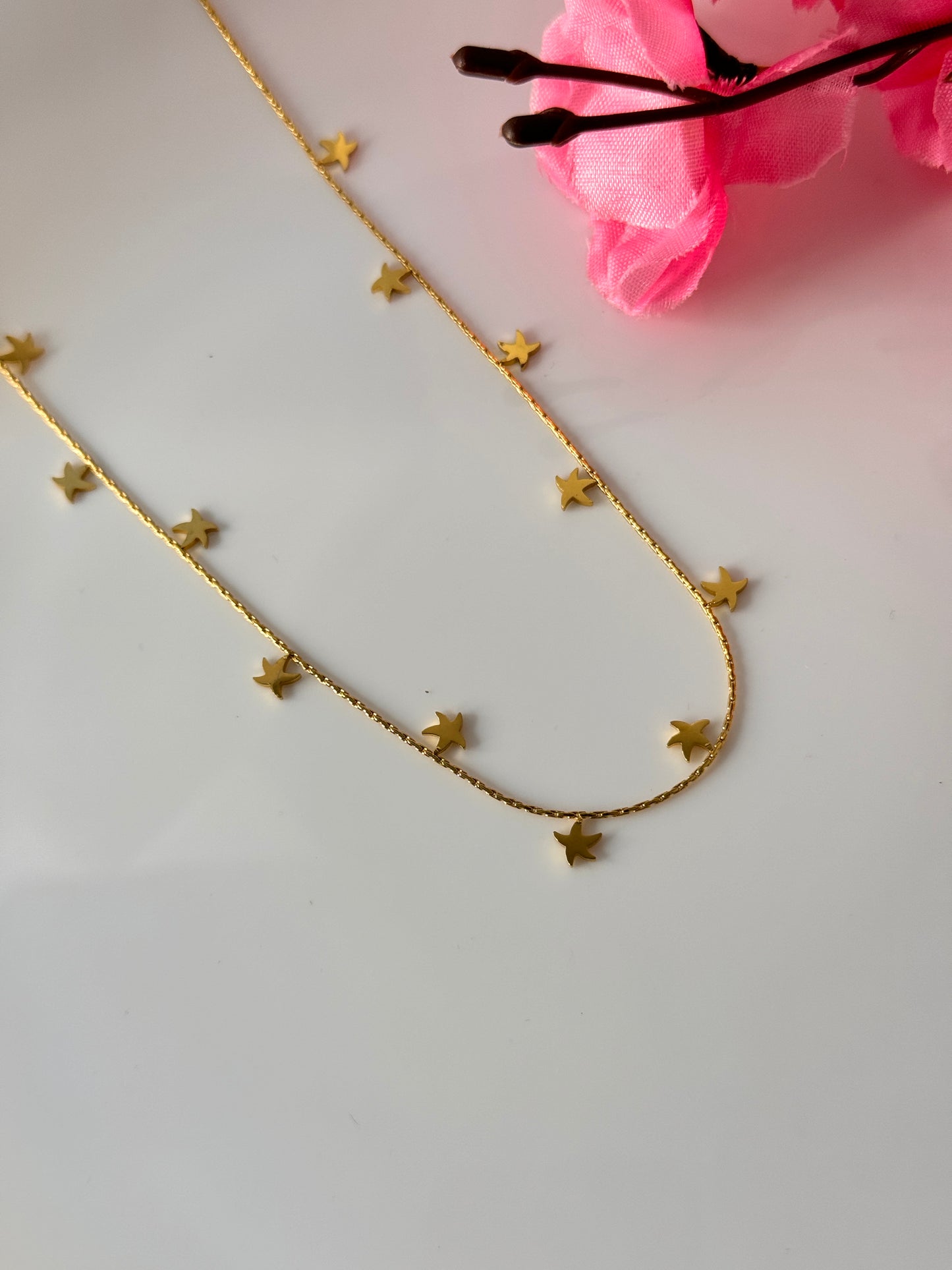 Minimalist Star Pendant Necklace | Dainty Star Chain for Women & Girls