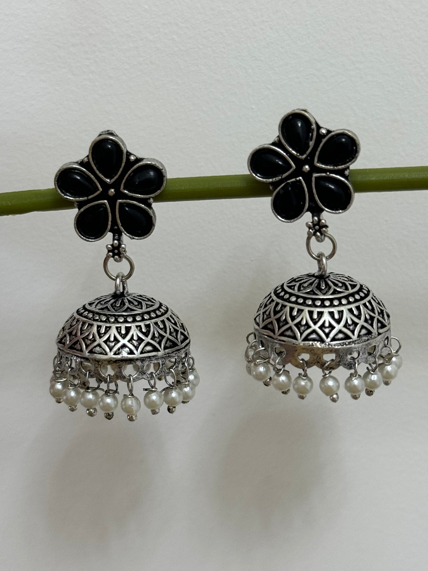 Silver Jhumki