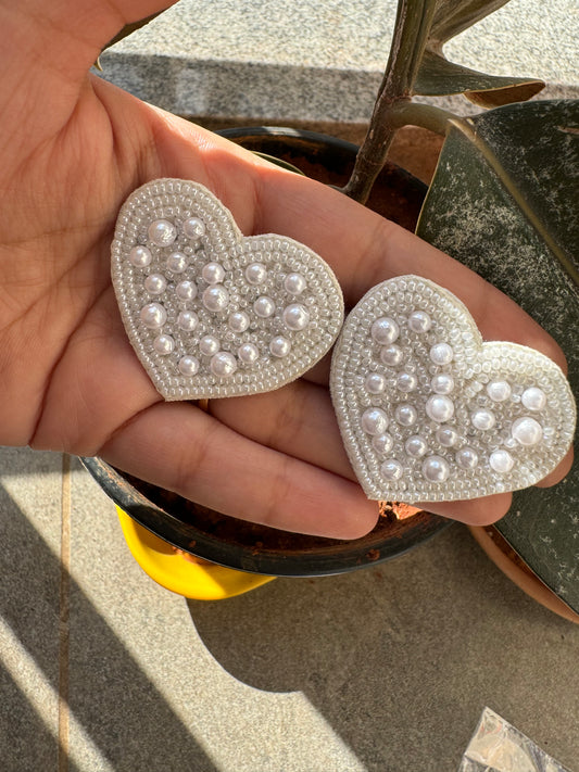 Pearl Studded Heart