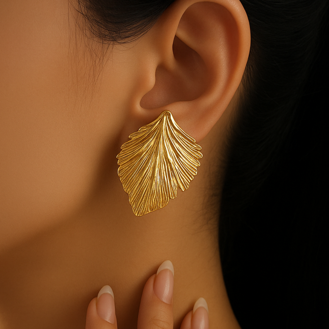 Vintage Leaf Daily Wear Earrings