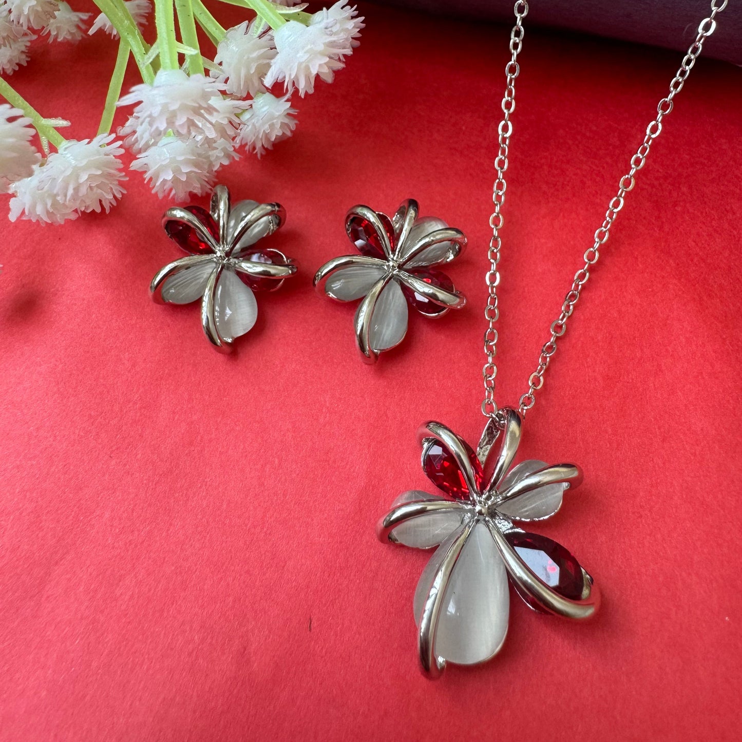 Silver Pendant Set