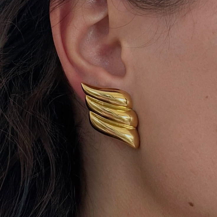 Pinterest Angel Wings Studs